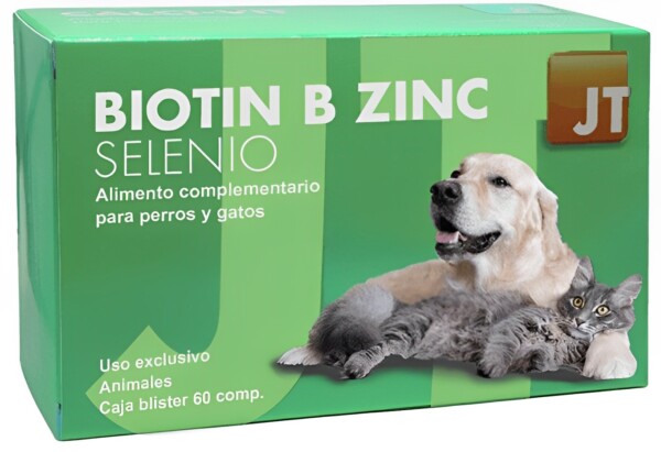 JT-BIOTIN B ZINC SELÉNIO 60 COMPRIMIDOS