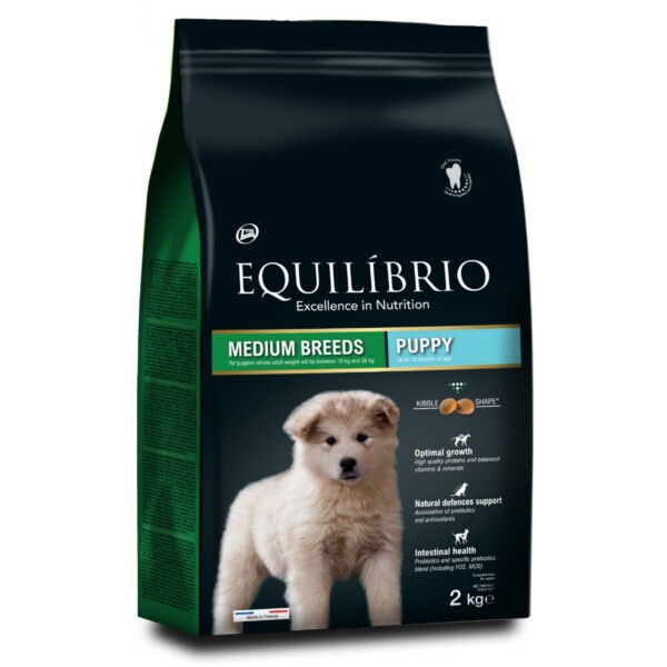 EQUILÍBRIO SUPER PREMIUM - PUPPY MEDIUM BREEDS 14 KG